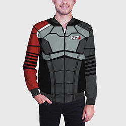 Бомбер мужской КОСТЮМ N7 MASS EFFECT N7 М, цвет: 3D-черный — фото 2
