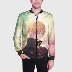 Бомбер мужской Импульс Мира, цвет: 3D-черный — фото 2