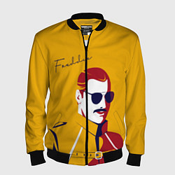 Бомбер мужской QUEEN FREDDY, цвет: 3D-черный