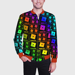 Бомбер мужской ROBLOX, цвет: 3D-красный — фото 2