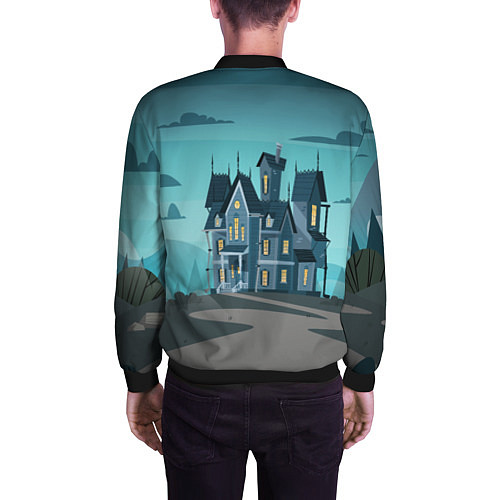 Мужской бомбер Little Nightmares 2 / 3D-Черный – фото 4