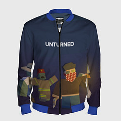 Бомбер мужской Unturned, цвет: 3D-синий