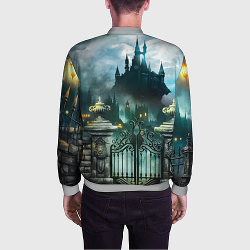 Мужской бомбер Little Nightmares 2 / 3D-Меланж – фото 4