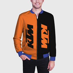 Бомбер мужской KTM КТМ Z, цвет: 3D-синий — фото 2