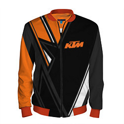 Бомбер мужской KTM КТМ, цвет: 3D-красный