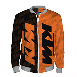 Бомбер мужской KTM КТМ Z, цвет: 3D-меланж