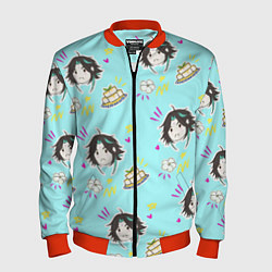 Бомбер мужской Сяо и тофу, цвет: 3D-красный