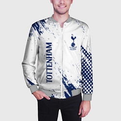 Бомбер мужской TOTTENHAM HOTSPUR, цвет: 3D-меланж — фото 2