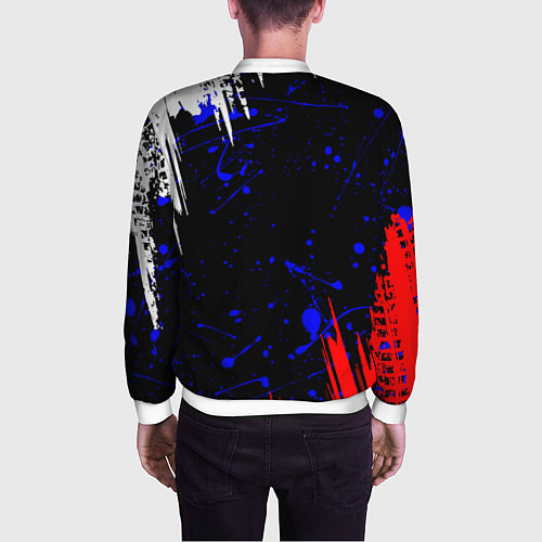 Мужской бомбер HONDA / 3D-Белый – фото 4