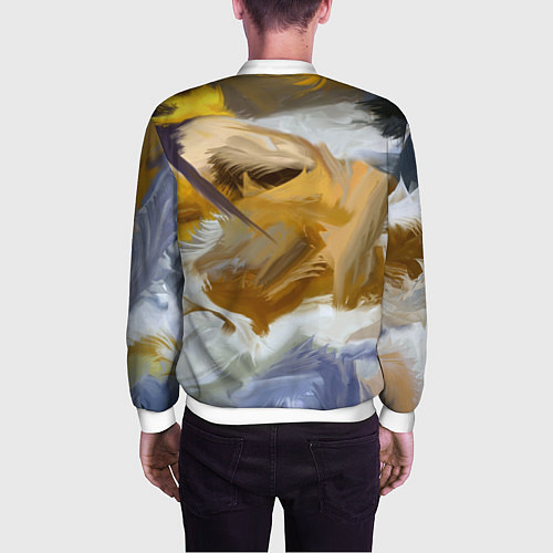 Мужской бомбер FET / 3D-Белый – фото 4