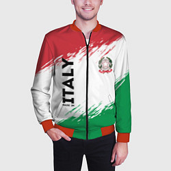 Бомбер мужской MADE IN ITALY, цвет: 3D-красный — фото 2