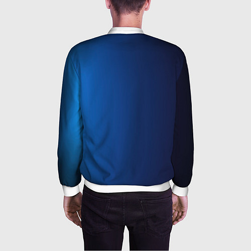 Мужской бомбер Сборная Италии / 3D-Белый – фото 4