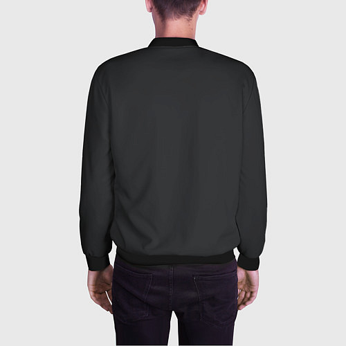 Мужской бомбер Пинг-понг / 3D-Черный – фото 4