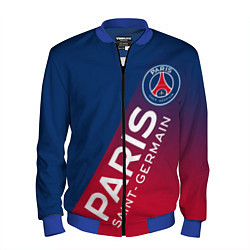 Бомбер мужской ФК ПСЖ PARIS SAINT GERMAIN, цвет: 3D-синий