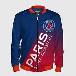 Бомбер мужской ФК ПСЖ PARIS SAINT GERMAIN, цвет: 3D-красный