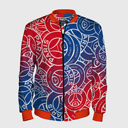 Бомбер мужской ФК ПСЖ PARIS SAINT GERMAIN, цвет: 3D-красный