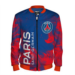 Бомбер мужской ФК ПСЖ PARIS SAINT GERMAIN, цвет: 3D-красный