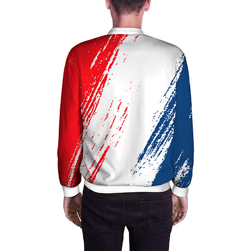 Мужской бомбер ФК ПСЖ FC PSG PARIS SG / 3D-Белый – фото 4