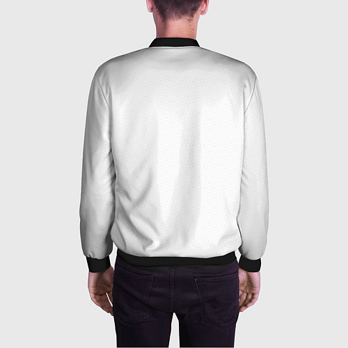 Мужской бомбер Сборная Италии / 3D-Черный – фото 4