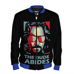 Бомбер мужской The Dude Abides Лебовски, цвет: 3D-синий