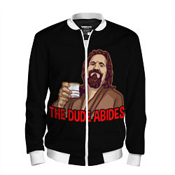 Мужской бомбер The Dude Abides Lebowski