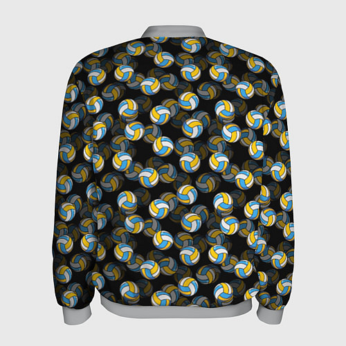 Мужской бомбер Волейбол / 3D-Меланж – фото 2