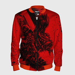 Бомбер мужской BERSERK БЕРСЕРК, цвет: 3D-красный