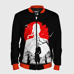 Бомбер мужской Кэн Рюгудзи Токийские мстители, цвет: 3D-красный