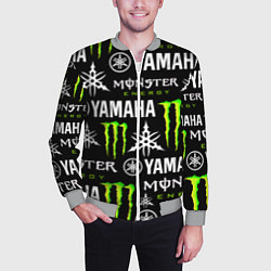 Бомбер мужской YAMAHA X MONSTER SPORT, цвет: 3D-меланж — фото 2