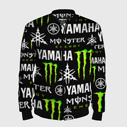 Бомбер мужской YAMAHA X MONSTER SPORT, цвет: 3D-черный