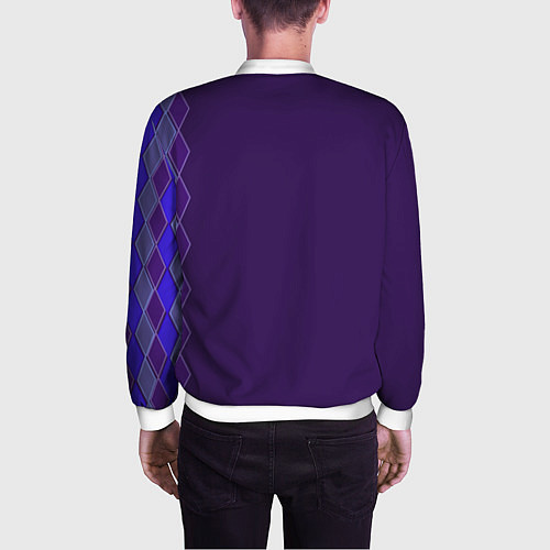 Мужской бомбер Эквалайзер / 3D-Белый – фото 4