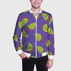 Бомбер мужской Лаймы, цвет: 3D-белый — фото 2