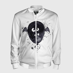 Мужской бомбер Шарик-летайка белый, полиэстер