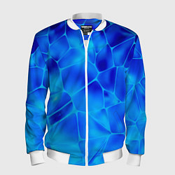 Бомбер мужской Ice Under Water, цвет: 3D-белый