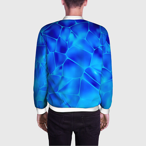 Мужской бомбер Ice Under Water / 3D-Белый – фото 4