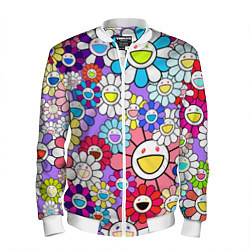 Мужской бомбер Цветы Takashi Murakami