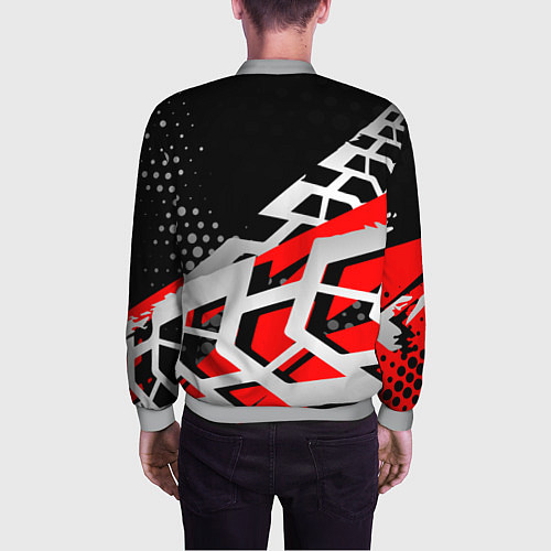 Мужской бомбер SEAT СЕАТ / 3D-Меланж – фото 4