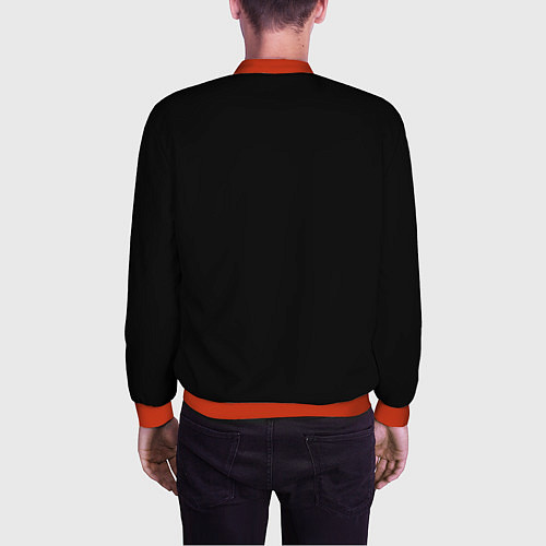 Мужской бомбер Darkest Dungeon Fish and Bones / 3D-Красный – фото 4