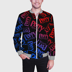 Бомбер мужской POPPY PLAYTIME LOGO NEON, ХАГИ ВАГИ, цвет: 3D-меланж — фото 2