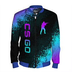 Мужской бомбер CS GO NEON SYMBOL STYLE SKIN КС ГО НЕОН