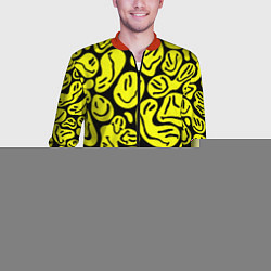 Бомбер мужской The Смайлики, цвет: 3D-красный — фото 2