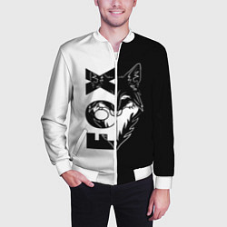 Бомбер мужской FOX Лис, цвет: 3D-белый — фото 2