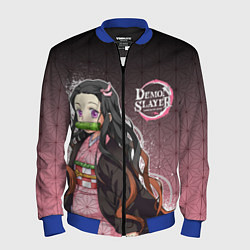 Бомбер мужской НЕЗУКО NEZUKO SLAYER, цвет: 3D-синий