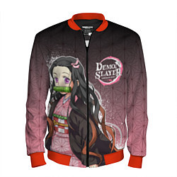 Бомбер мужской НЕЗУКО NEZUKO SLAYER, цвет: 3D-красный