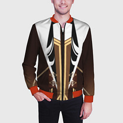 Бомбер мужской КОСТЮМ ГЕО АРХОНТА ДЖУН ЛИ, цвет: 3D-красный — фото 2