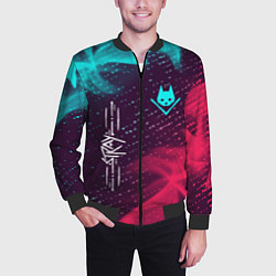 Бомбер мужской Stray, цвет: 3D-черный — фото 2