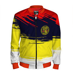 Бомбер мужской Кобра кай Cobra Kai спина, цвет: 3D-красный