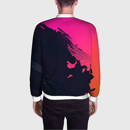 Мужской бомбер Форза Хорайзен 5 Forza Horizon 5 / 3D-Белый – фото 4