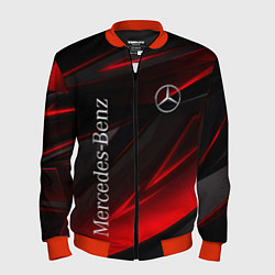Бомбер мужской Mercedes-Benz Геометрия, цвет: 3D-красный