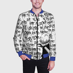 Бомбер мужской DEAD INSIDE 1000-7, цвет: 3D-синий — фото 2